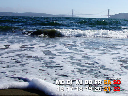 San Francisco Bay, gesehen von Angel Island